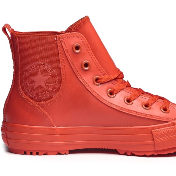 converse chuck taylor all star rubber chelsee women's boot